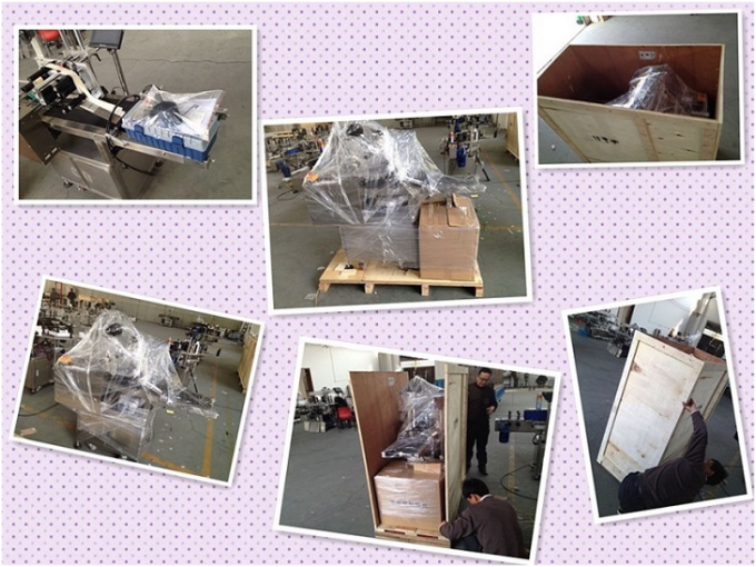 HAY SUS304 Servo Motor Otomatik Yuvarlak Şişe Etiketleme Makinesi PLC kontrolü