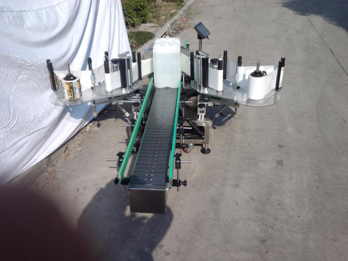 Küçük penisilin şişesi etiket etiketi için özelleştirilmiş otomatik flakon etiketleme makinesi