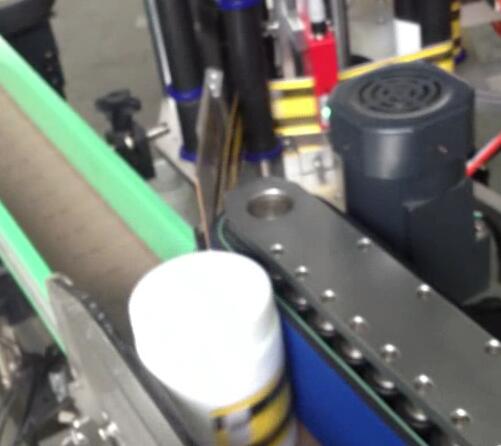 Yuvarlak Şişe Etiketleme Makinesi, şişeleme ve bround suger kavanozu için etiketleme makinesi