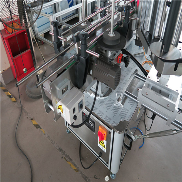 İçecek / Gıda / Kimya İçin 1500W Güç Yuvarlak Şişe Etiketleme Makinesi