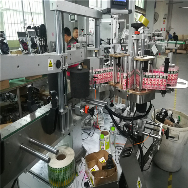 Düz / Oval / Kare / Yuvarlak Şişe için 550KG Kendinden Yapışkanlı Etiketleme Makinesi