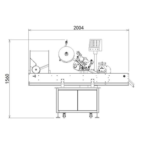 Küçük Şişe İçin Yüksek Hızlı Tam Otomatik Flakon Etiketleme Makinesi