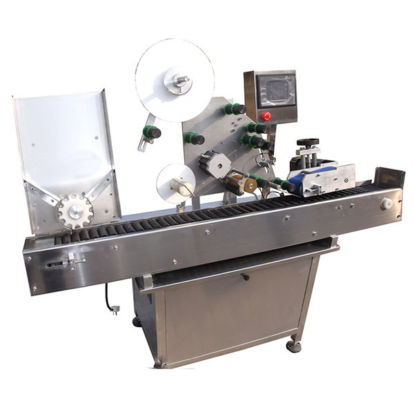 Döner Tablalı Küçük Yuvarlak Şişe Flakon Etiket Etiketleme Makinesi