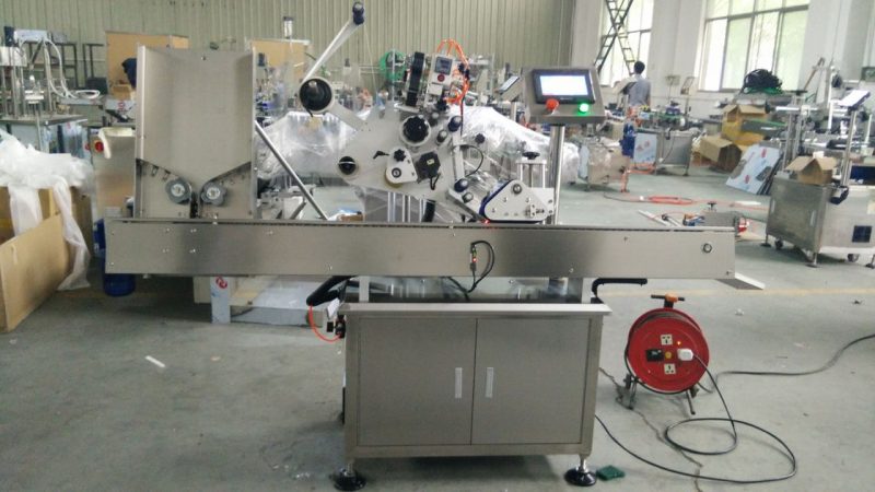 Çin Yüksek hızlı küçük yuvarlak kutular etiket yapıştırma makinesi, kozmetik tedarikçisi için göz siyah şişe etiket etiket makinesi