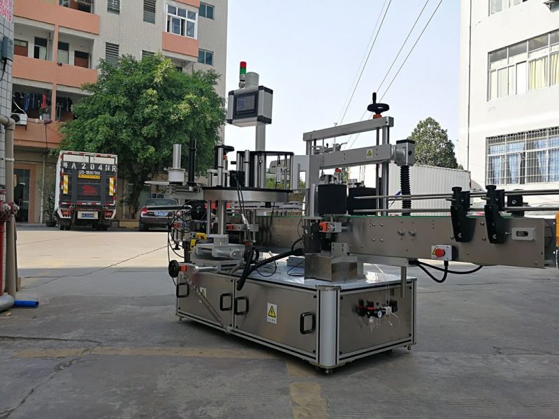 Tek Etiket tedarikçisi ile Çin Yüksek Hızlı Otomatik Üç Taraflı Kare Şişe Etiket Aplikatör Makinesi