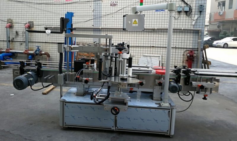 Çin Çift Taraflı Etiket Eliptik Oval Şişe Otomatik Etiketleme Makinesi 1200W tedarikçisi