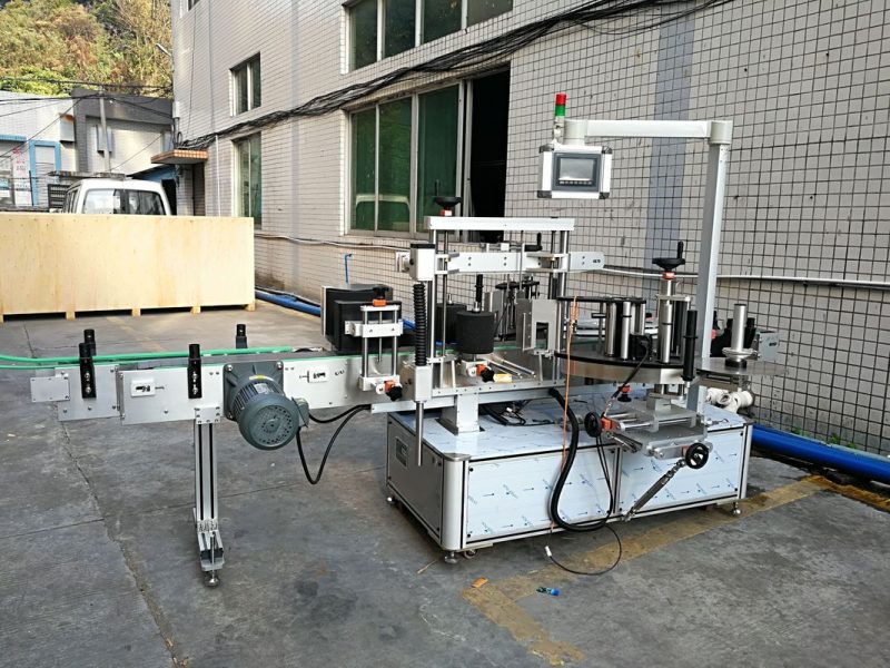 Oval ve Dikdörtgen şişe tedarikçisi için Çin Ön ve Arka Etiket Etiket Makinesi